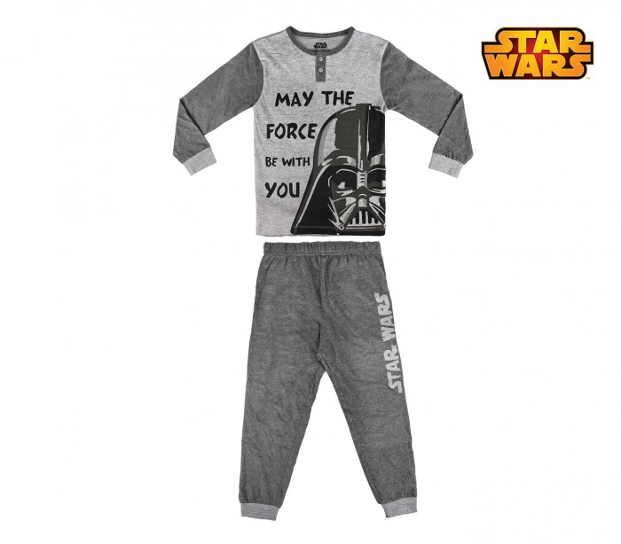 22-2282 PIjama invierno niños motivo STAR WARS de 6 a 12 a