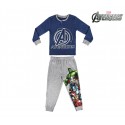22-2286 Pijama invierno para niños motivo THE AVENGERS tallas de 3 a 7 años