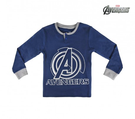22-2286 Pijama invierno para niños motivo THE AVENGERS tallas de 3 a 7 años