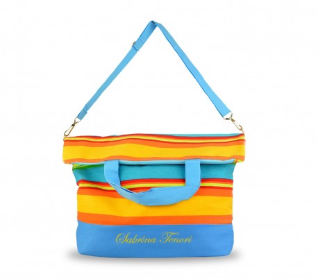 382462 Bolsa de playa a rayas Sabrina NEW LOOK  con correa para el hombro