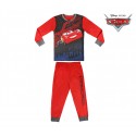 22-2287 Pijama de invierno para niño motivo CARS de algodón talla de 3 a 7 años