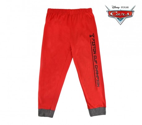 22-2287 Pijama de invierno para niño motivo CARS de algodón talla de 3 a 7 años