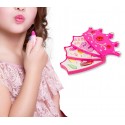 257395 Cajita de maquillaje en forma corona FASHION CORONA para niñas 3 niveles