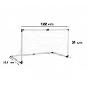 401027 Porteria con marco de plástico 128x66x52 cm silvato inflador y pelota 