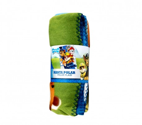 615115 Manta polar suave y calentita para niños motivo PAW PATROL 100x150 cm