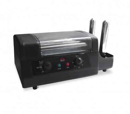 HDM5580N Máquina Hotdog Profesional DCG 180 W con 5 rodillos y 2 pinchos