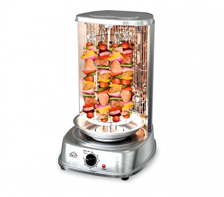 MB1022 Horno eléctrico 1200W vertical DCG para kebab pollo brochetas pinchos
