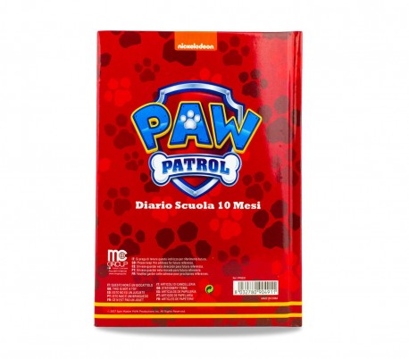 904911 Agenda 10 meses para el colegio PAW PATROL ready for action para niños 
