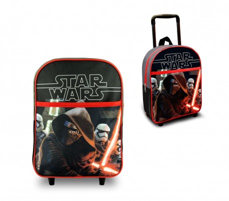 SR16106 Mochila carro para el colegio y ocio STAR WARS 34x22x13 cm  