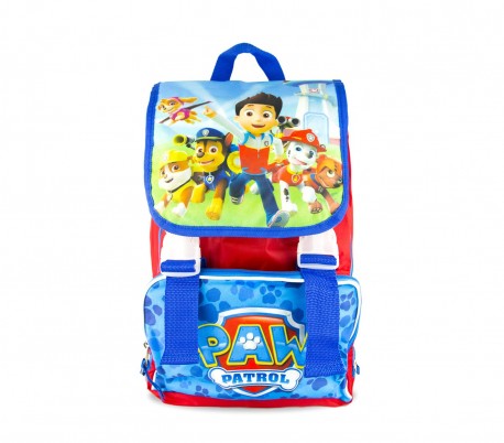 21-1416 Mochila escolar PAW PATROL Extensible con bolsillo frontal