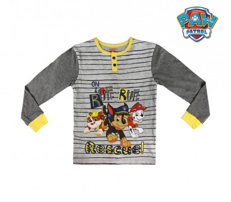 22-2277 Pijama para nños PAW PATROL tallas de 2 a 6 años de manga larga