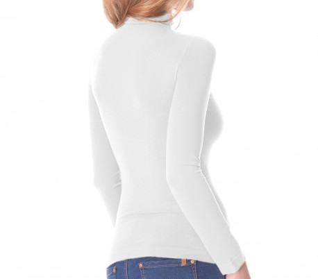 VKA21 Pack 5 jerséis térmicos de cuello alto con interior de felpa modelo Nadia