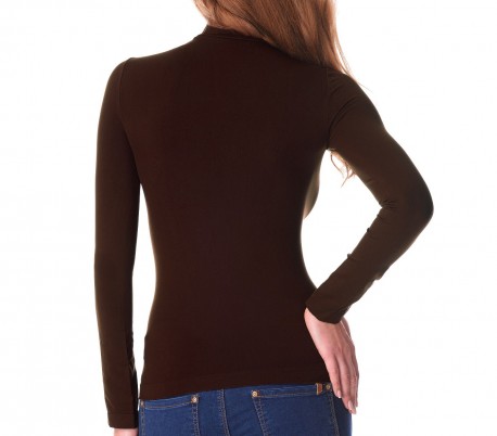 VKA21 Pack 5 jerséis térmicos de cuello alto con interior de felpa modelo Trisha