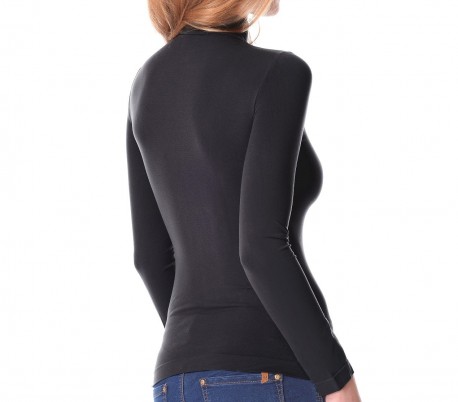 VKA21 Pack 5 jerséis térmicos de cuello alto con interior de felpa modelo Trisha