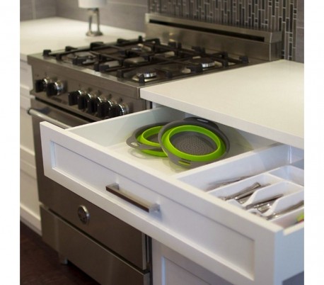 4355 Colador para pasta de silicona suave plegable ø 29 centimetros