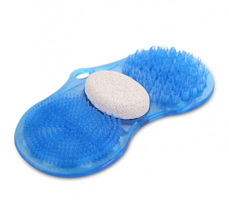 4360 Alfombra exfoliante para pies masajeador y con piedra para limar las pieles