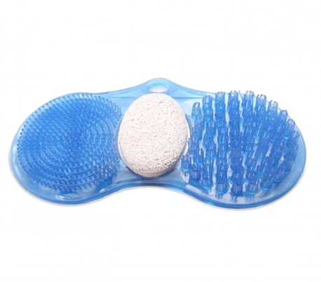 4360 Alfombra exfoliante para pies masajeador y con piedra para limar las pieles