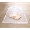 4349 Funda de paraguas en color blanco transparente para tapar la comida 40x28cm