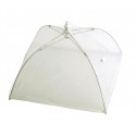 4349 Funda de paraguas en color blanco transparente para tapar la comida 40x28cm