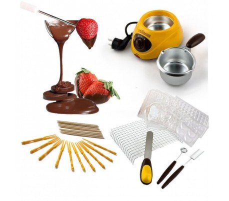 Máquina fondue - Fábrica de chocolate...