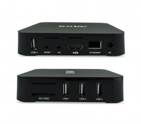 Smart Box TV 4.4 Android M8S con mando y cable HDMI incluido Quad Core