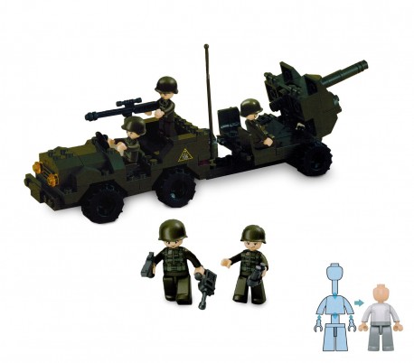 121313 Playset para niños SQUADRA D'ASSALTO CIGIOKI dispone de 138 piezas