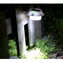 4370 Luz LED con panel solar 3 WATT 3 LED con soporte para poner en la pared