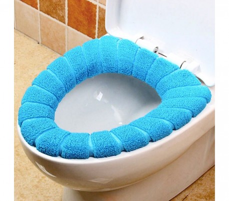4367 Funda para la tapa del WC diámetro 30 CM calentito y cómodo para el asiento