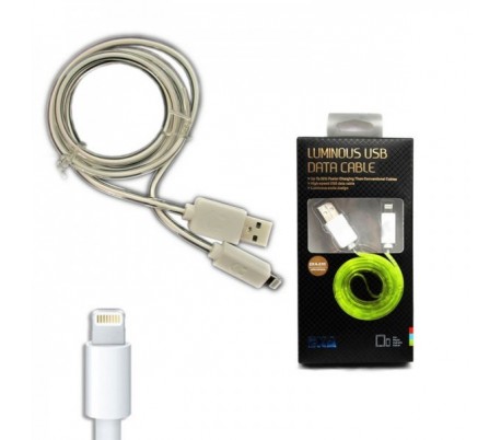 Cable de datos USB luminoso de colores...