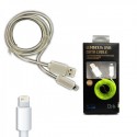 Cable de datos USB luminoso de colores cargabateria compatible con iphone 5/5S/6