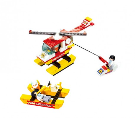 121436 Playset de construcción GUARDIA COSTIERA CIGIOKI 107 PZ para montar