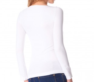 VKA20 Pack 5 camisetas con el interior de felpa mod. ILENIA manga larga 2