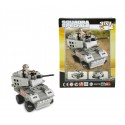 340660 Playset construcción 3 en 1 Tanque ESERCITO 110 piezas para montar 