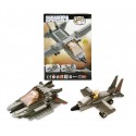 340646 Playset construcción 3 en 1 Tanque AEREO MILITARE CIGIOKI 126 pz 