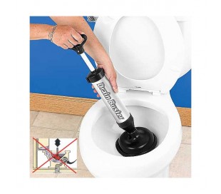 Desatacador de WC para tuberías a bomba manual sin ningún... 2