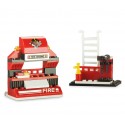 121467 Playset de construcción VIGILI DEL FUOCO CIGIOKI 133 piezas para montar