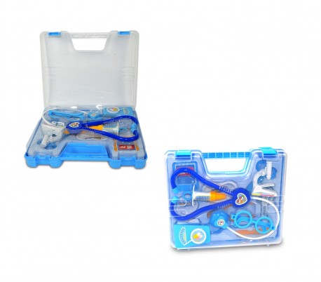 371701 Playset juego eductativo con maletín de plástico kit doctor con 14 piezas