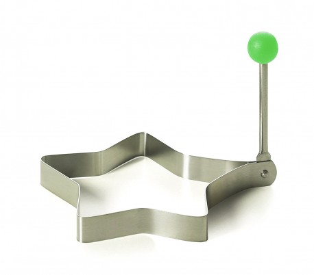 4706 Set de 4 moldes para darle forma a los huevos fritos acero inox. 9x9x1,4cm