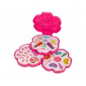 340967 Set de maquillaje infantil para niñas FIORE 3 niveles y accesorios