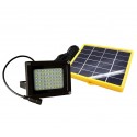 Faro LED recargable con panel solar 10W 370 luz fría mando incluido