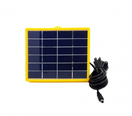 Faro LED recargable con panel solar 10W 370 luz fría mando incluido
