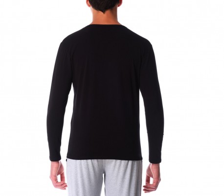 VKA26 Pack 5 camisetas para hombre mod. ORLANDO interior de felpa slim fit 