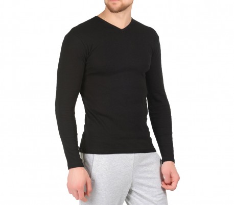 VKA27 Pack 5 camisetas para hombre mod. CARTER interior de felpa slim fit