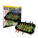 100424 Mini futbolín de mesa con 12 jugadores 6 listones y bolas incluidas