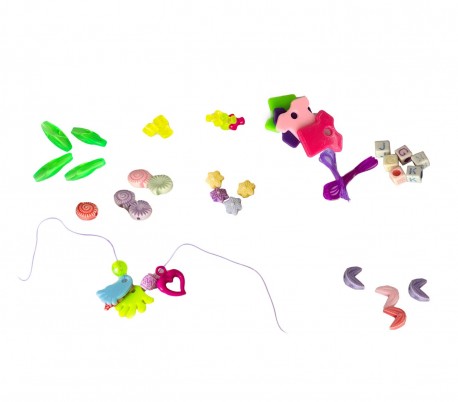 163887 Set crea joyas CIGIOKI divertido y cretivo perlas de plástico en colores