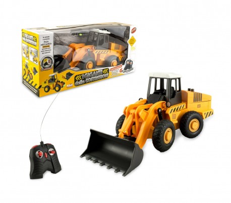 121477 Excavadora de juguete I GIGANTI DELLE COSTRUZIONI con mando y 6 funciones