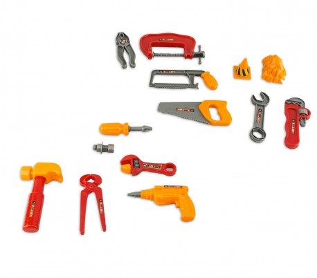 334294 Playset herramientas de trabajo CIGIOKI sombrero y 15 accesorios