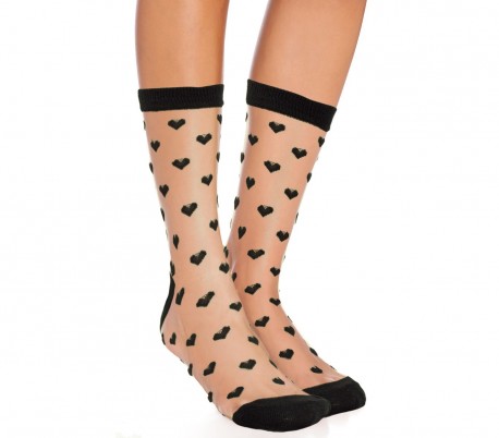 W-8003 Pack 12 pares media calcetín para mujer mod. LOVELY color variado 