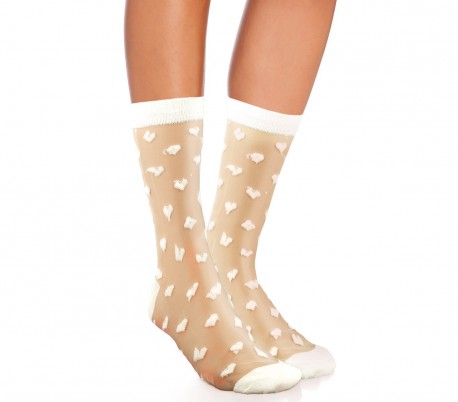 W-8003 Pack 12 pares media calcetín para mujer mod. LOVELY color variado 