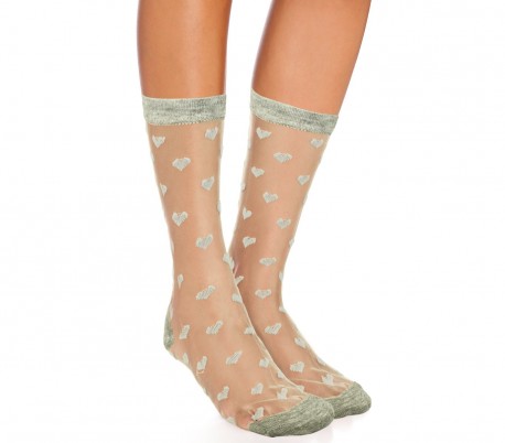 W-8003 Pack 12 pares media calcetín para mujer mod. LOVELY color variado 